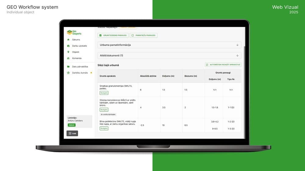 ĢEO Darbplūsmu sistēma