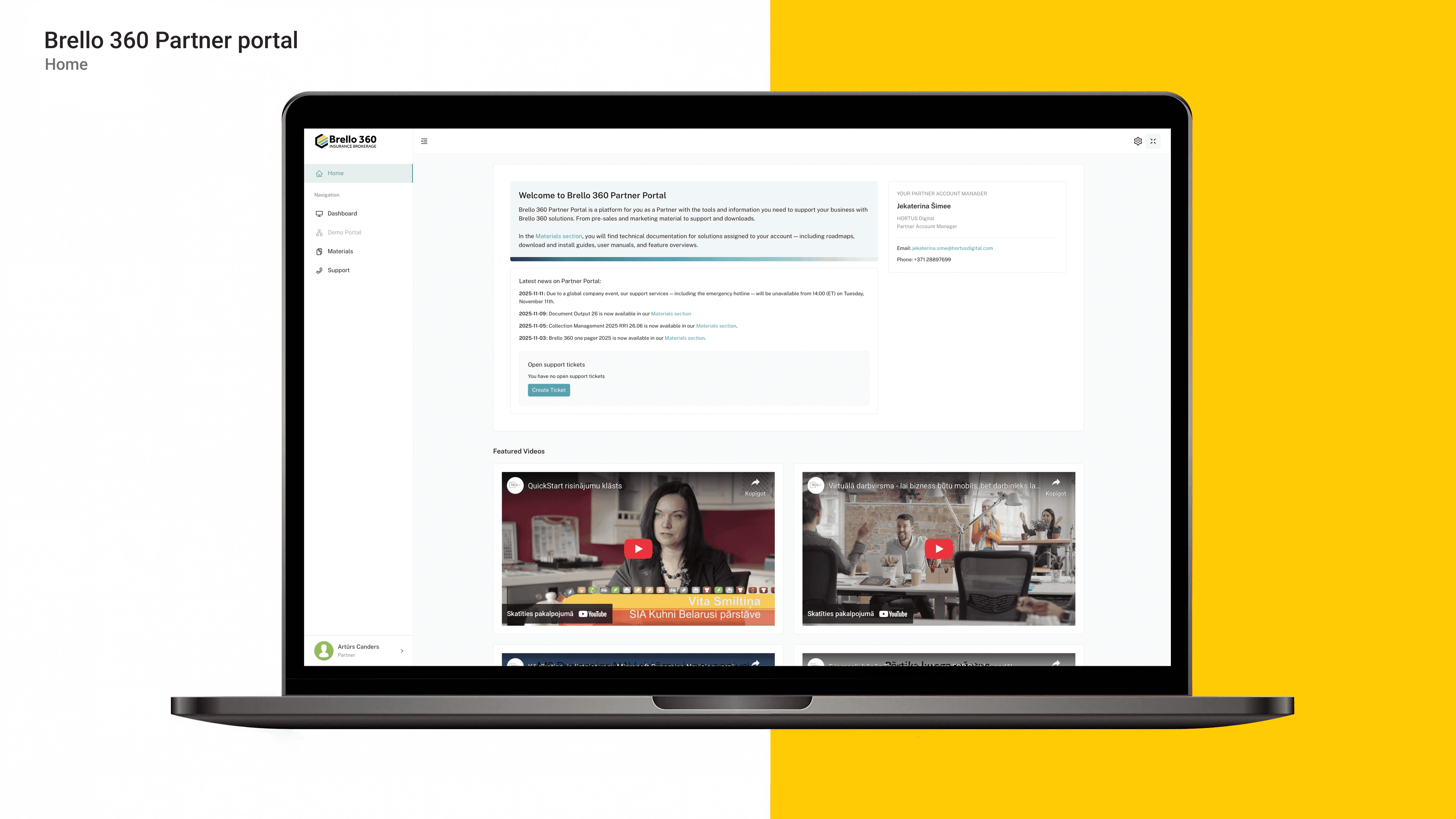 Brello 360 Partneru portāls