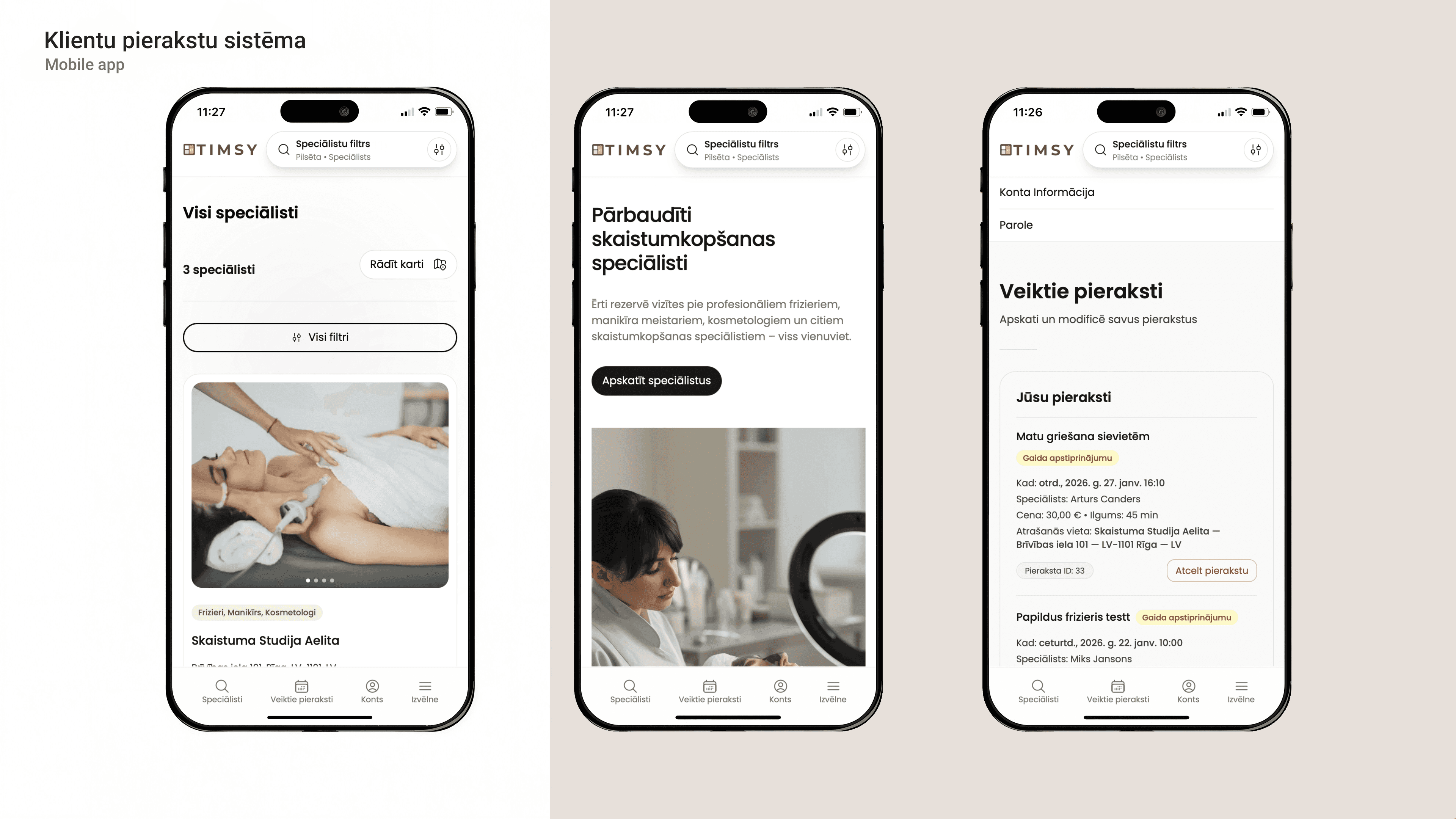Klientu pierakstu sistēma