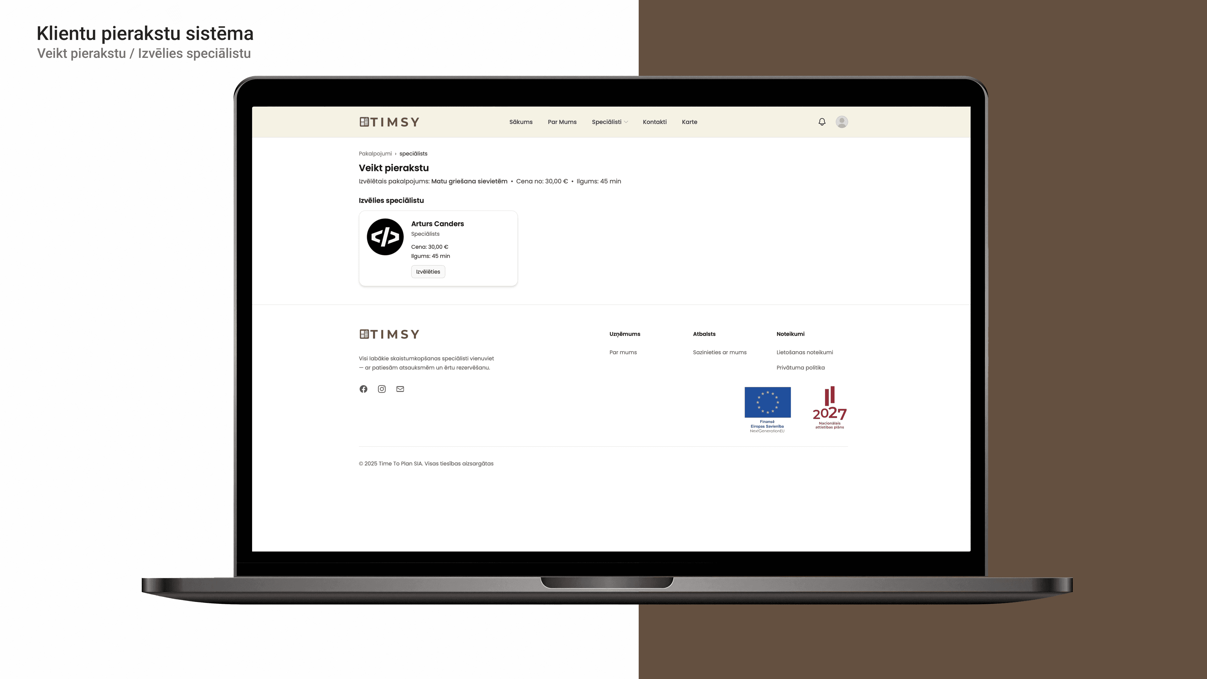 Klientu pierakstu sistēma