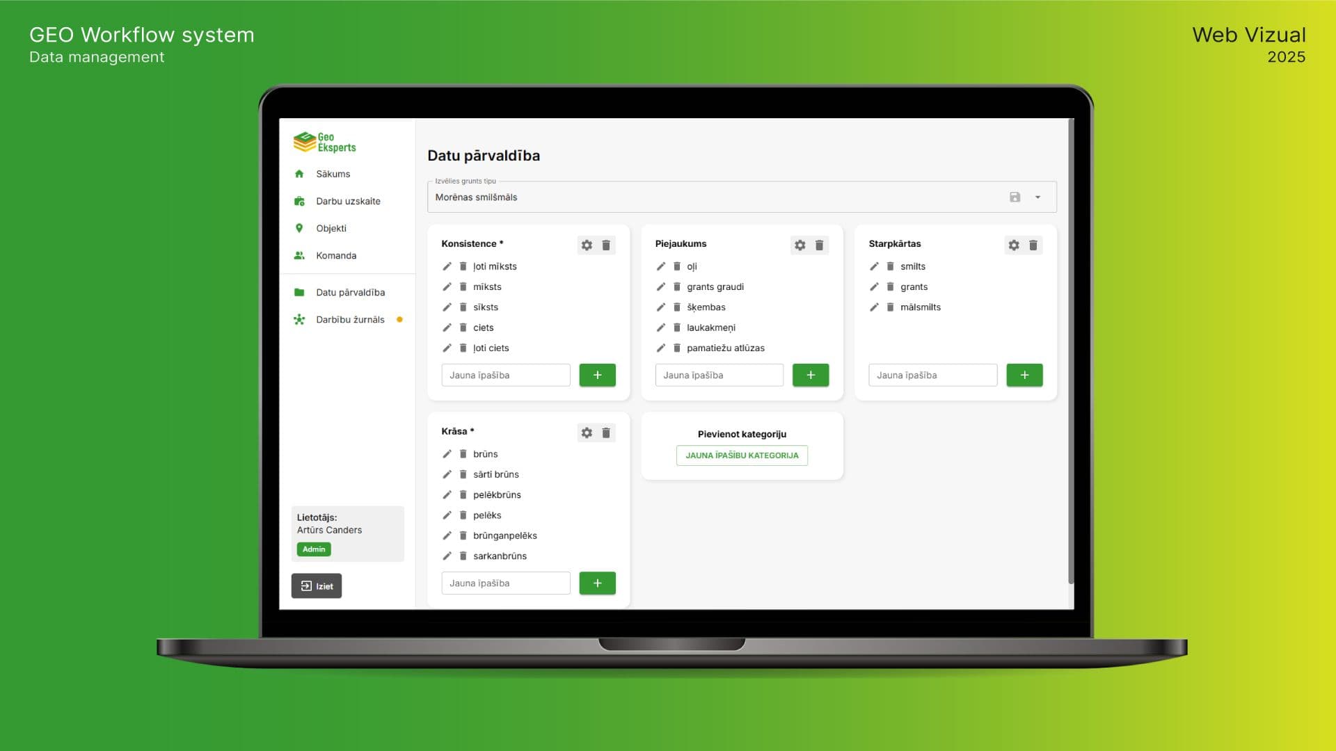 ĢEO Darbplūsmu sistēma