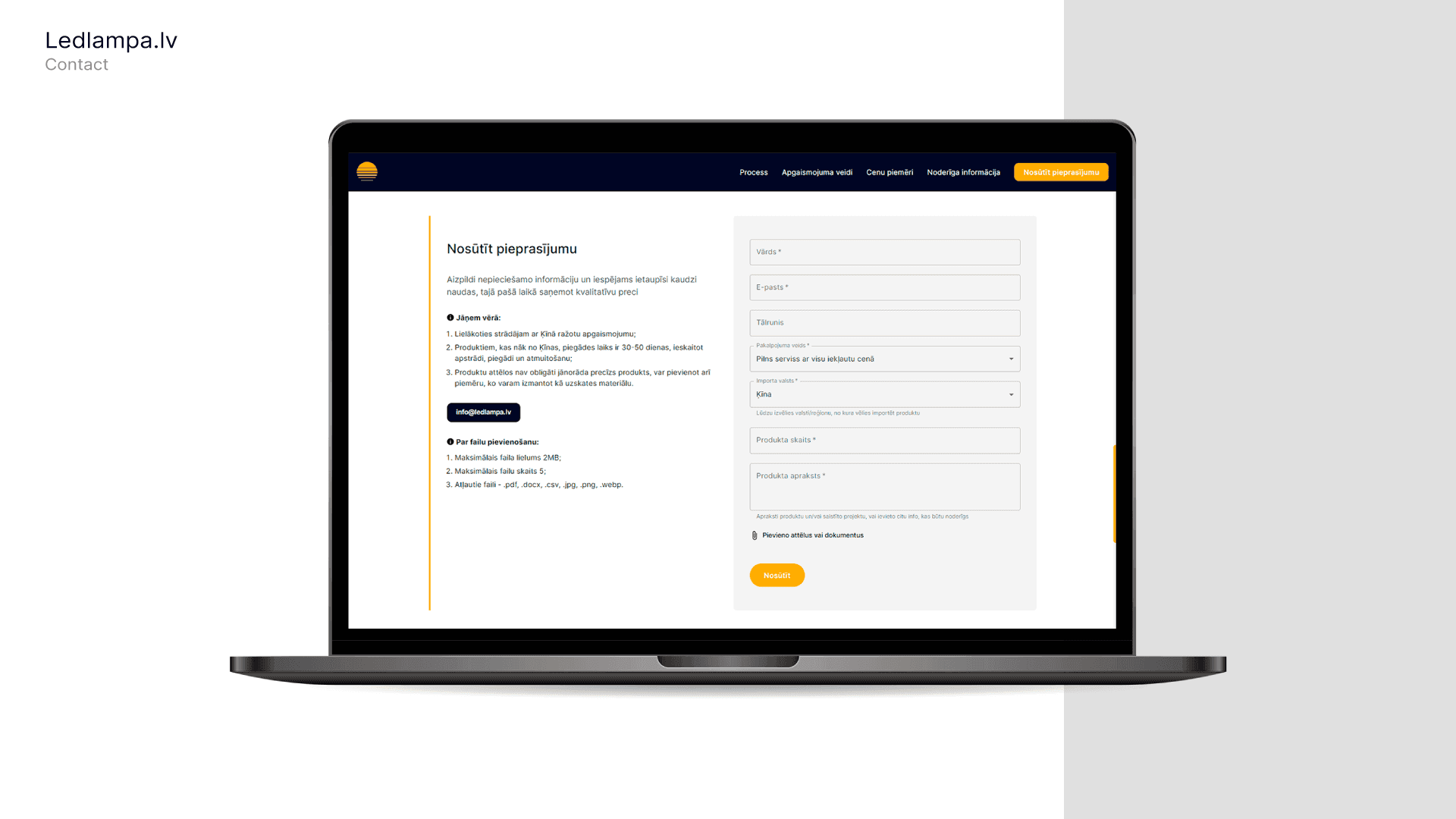 Ledlampa proposal image