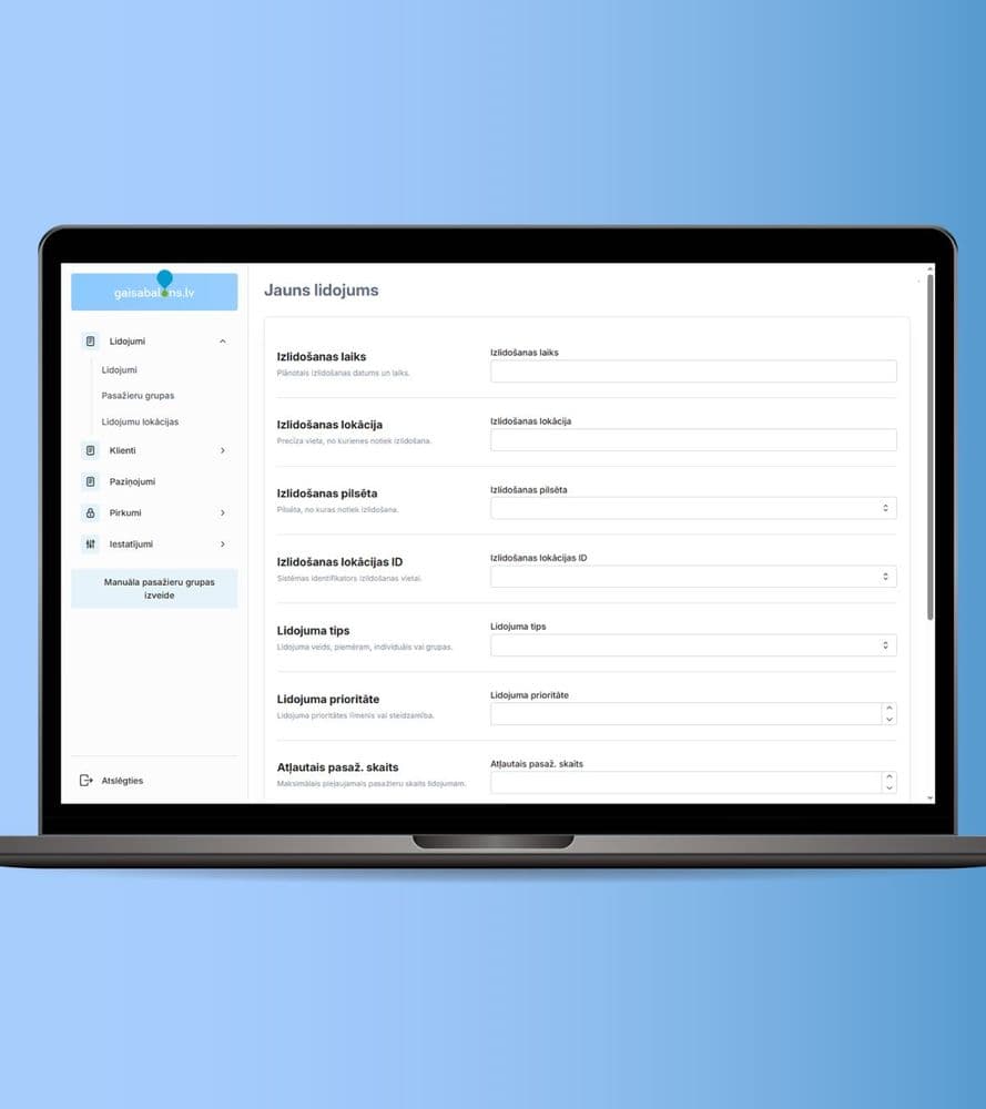 Lidojumu plānošanas sistēma