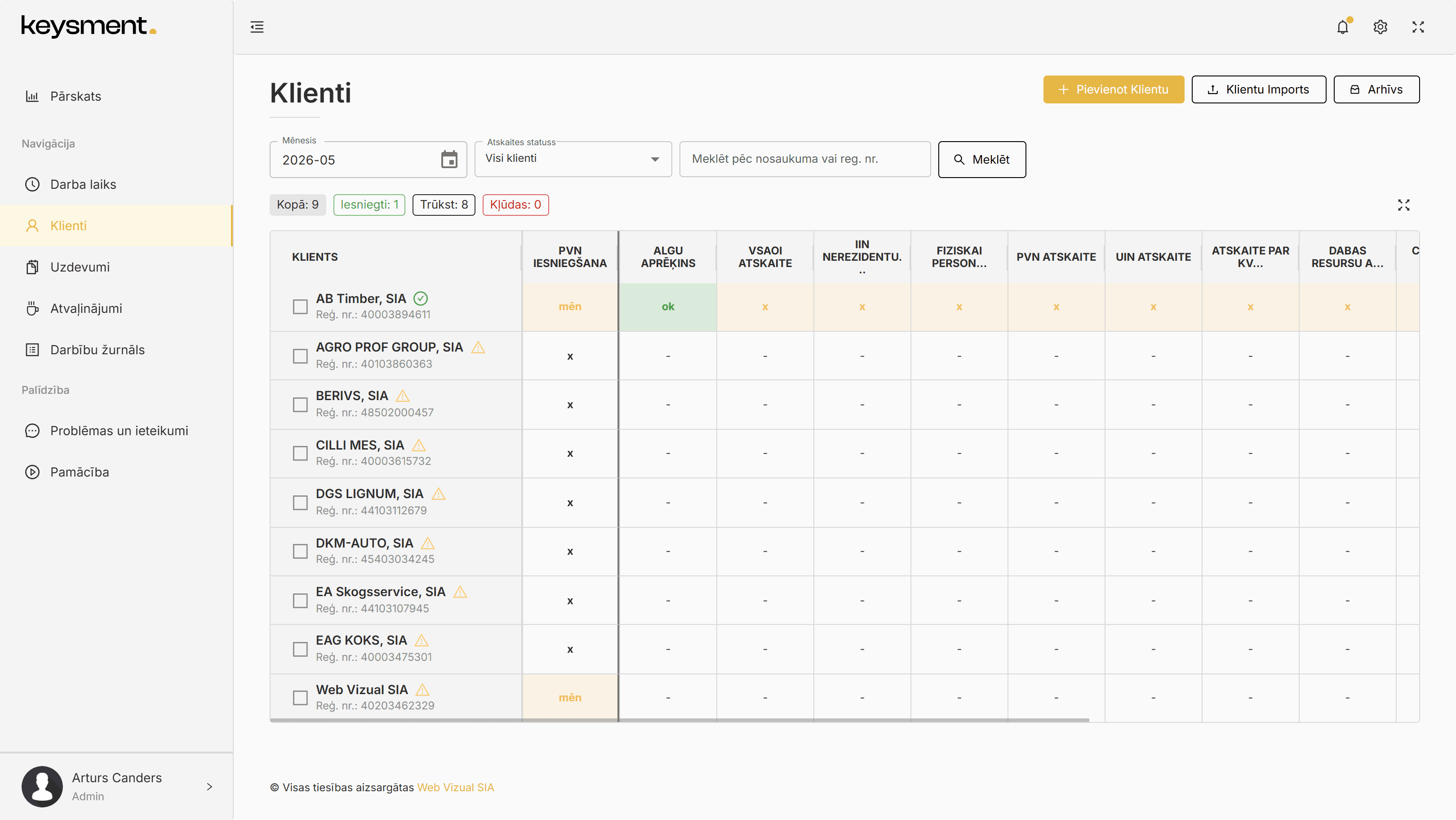 Accounting Outsourcing Management System