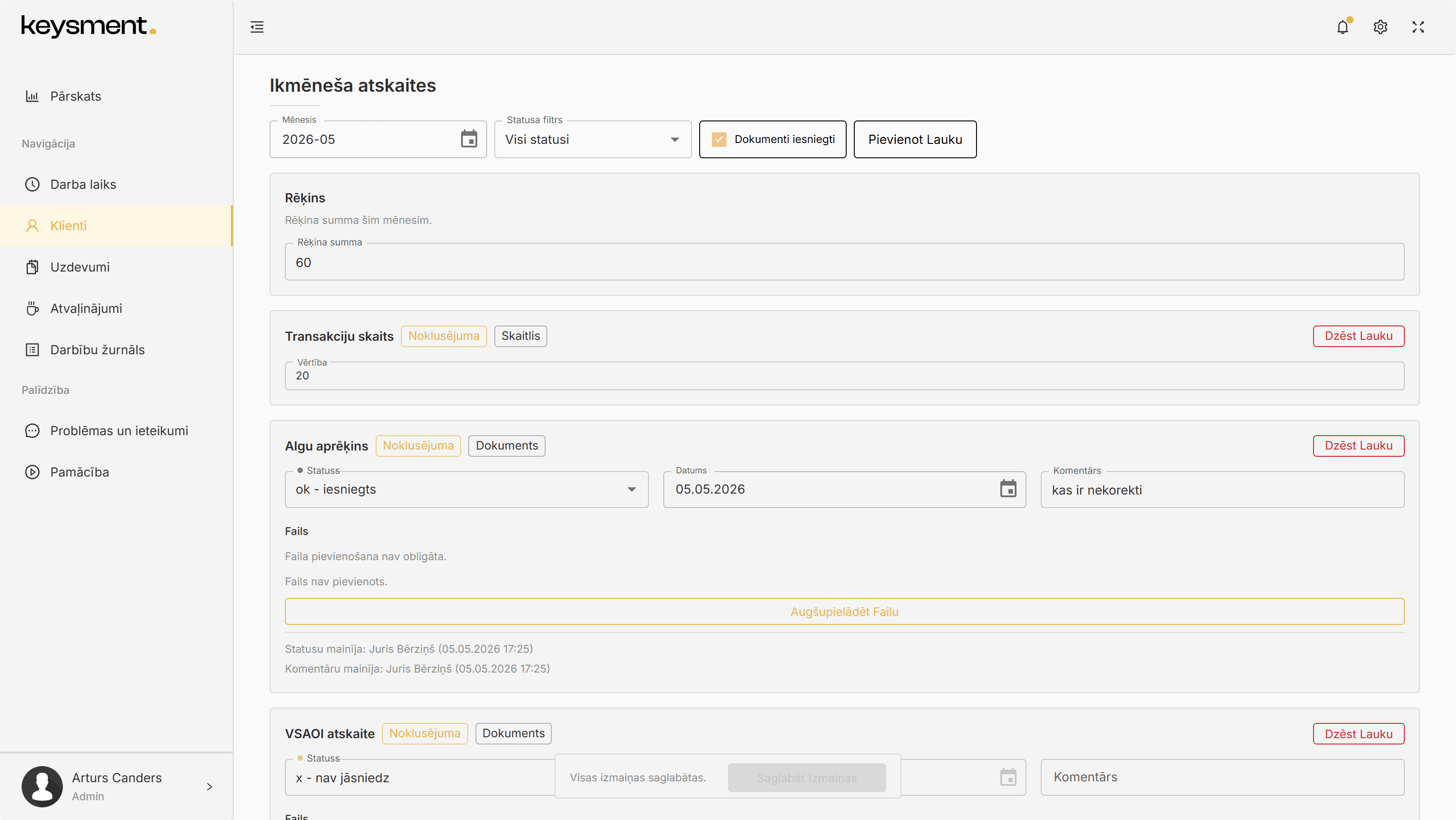 Accounting Outsourcing Management System
